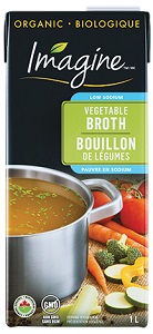 Vegetable Low Sodium Broth Organic (1L) Imagine