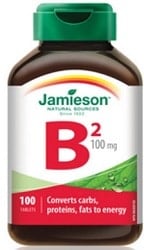 Jamieson Vitamin B2 100mg (Riboflavin) (100 Tablets)