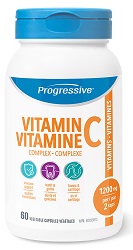 Vitamin C Complex (60 Vegetable Capsules) - Progressive Nutrition