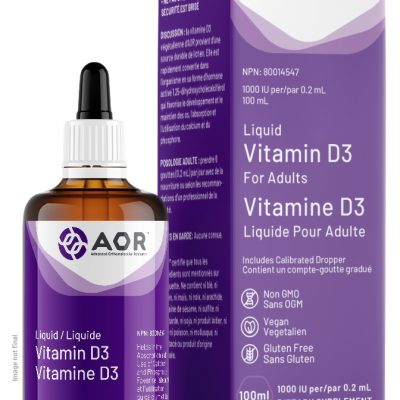 Vitamin D3 Liquid for Adults (100ml) AOR