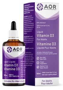 Vitamin D3 Liquid for Adults (50ml) AOR