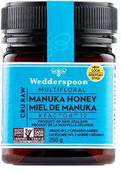 Wedderspoon Raw Multiflora Manuka Honey Kfactor 12 250g
