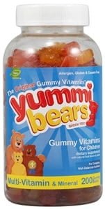 Yummi Bears Multi-Vitamin & Mineral (200 Gummi Bears)