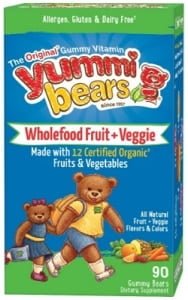 Yummi Bears Wholefood Fruit + Veggie (90 Gummi Bears)