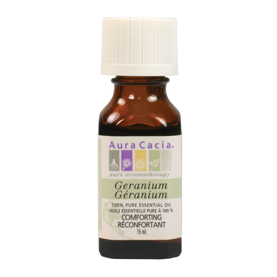 Aura Cacia Geranium Essential Oil (15mL)