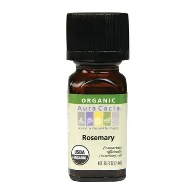 Aura Cacia Organic Rosemary Essential Oil (7.4mL)