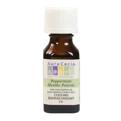Aura Cacia Peppermint Essential Oil (15mL)