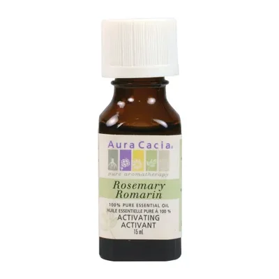 Aura Cacia Rosemary Essential Oil (15mL)