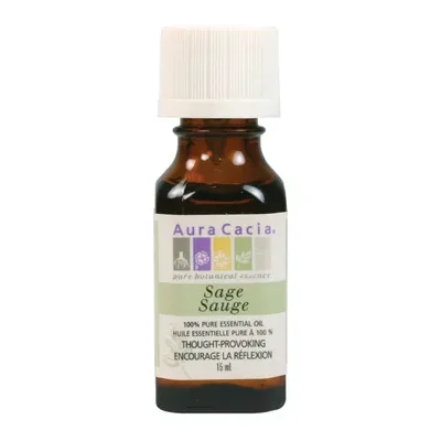 Aura Cacia Sage Essential Oil (15mL)