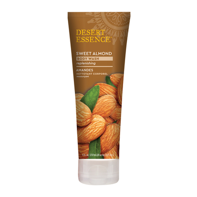 Desert Essence Body Wash Sweet Almond 237mL label