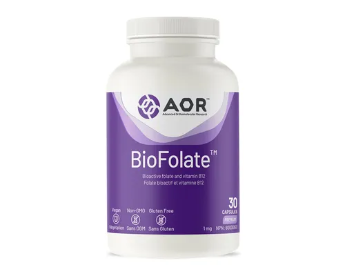 BioFolate (30 VeggieCaps) AOR