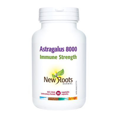 New Roots Astragalus 8000 90 Veggie Caps label