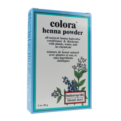 Colora Henna Powder Buttercup Blonde label