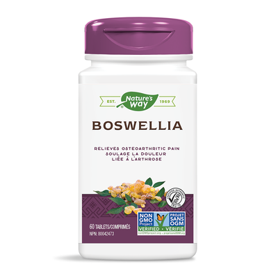 Nature's Way Boswellia 60 Tablets label