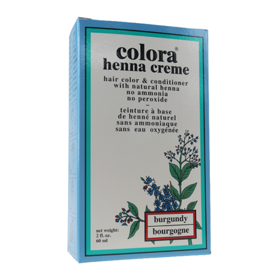 Colora Henna Creme Burgundy label