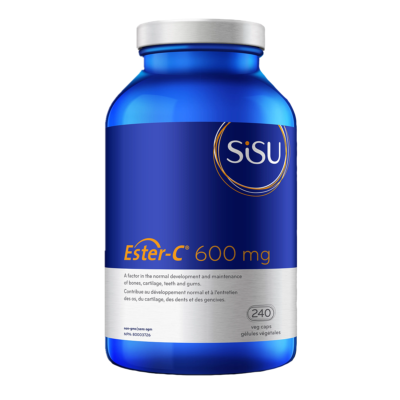 Sisu Ester-C 600mg 240 Veggie Caps label