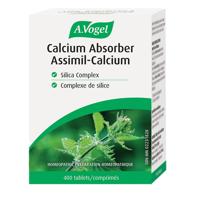 A.Vogel Calcium Absorber 400 Tablets label
