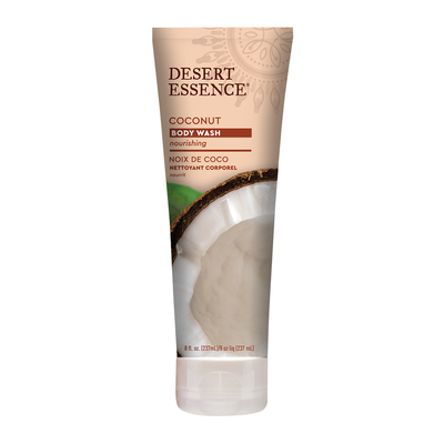 Desert Essence Body Wash Nourishing Coconut 237mL label