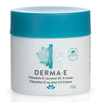 Derma E Therapeutic Vitamin E 12000 IU Cream 113g label