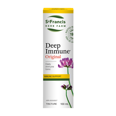 St. Francis Deep Immune Original 100mL label