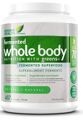 fermented whole body NUTRITION with greens+ Unflavoured (487g) Genuine Health