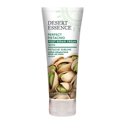 Desert Essence Foot Repair Cream Revive Perfect Pistachio 103.5mL label