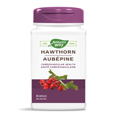 Nature's Way Hawthorn 90 Capsules label