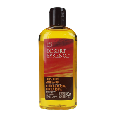 Desert Essence 100% Pure Jojoba Oil 118mL label