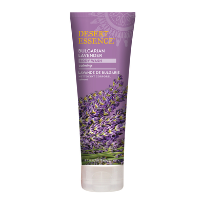 Desert Essence Body Wash Calming Bulgarian Lavender 237mL label