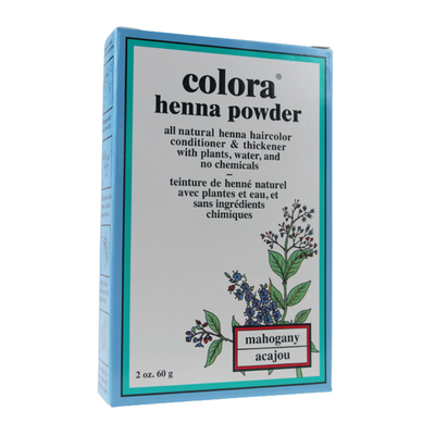 Colora Henna Powder Mahogany label