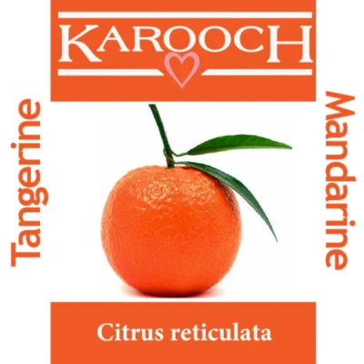 Karooch Mandarin Essential Oil 10mL label