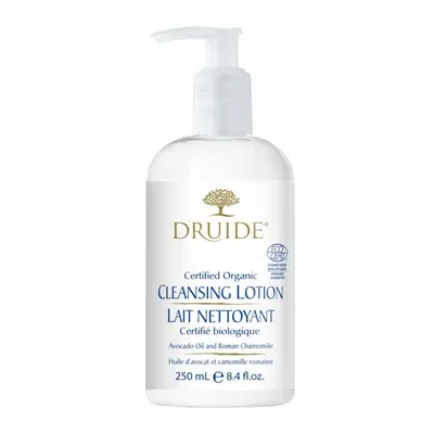 Druide Cleansing Lotion Avocado & Chamomile 250mL label