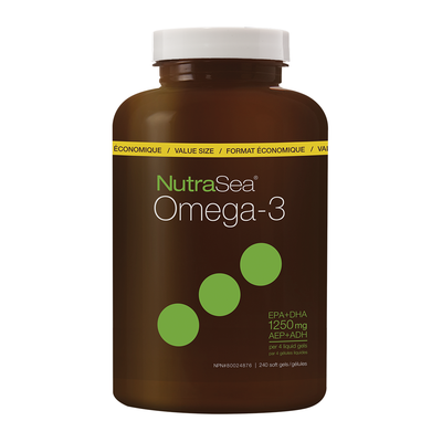 NutraSea Omega-3 240 Softgels label