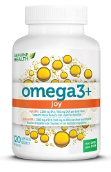 o3mega+ JOY -triple fish oil (120Capsules) For Mood Support.