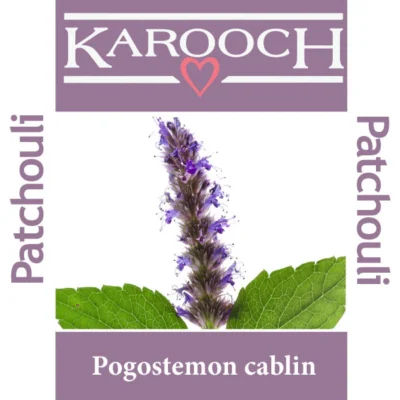 Karooch Patchouli Essential Oil 10mL label