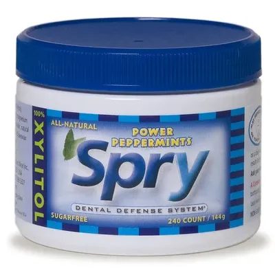 Xlear Spry Mints Power Peppermints 240 Count