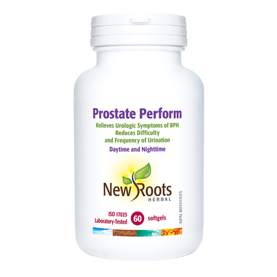 New Roots Prostate Perform 60 Softgels label