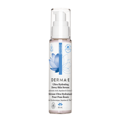 Derma E Ultra Hydrating Dewy Skin Serum 60mL label