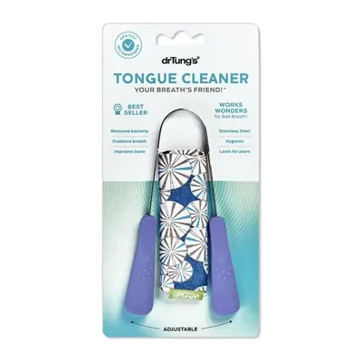 Dr. Tung’s Dental Tongue Cleaner Stainless Steel label