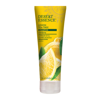 Desert Essence Shampoo Clarifying Lemon Tea Tree 237mL label