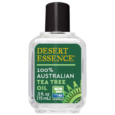 Desert Essence 100% Australian Tea Tree Oil 15mL label