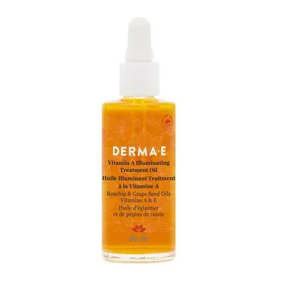 Derma E Vitamin A Illuminating Treatment Oil 60mL label