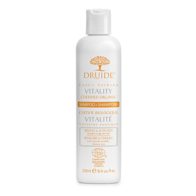 Druide Shampoo Vitality 250mL label