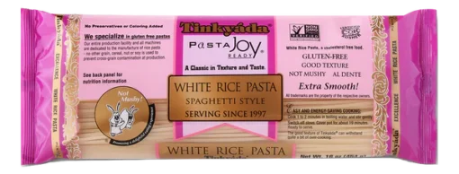 Tinkyada-White Rice Pasta Spaghetti, 454g label