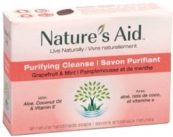 Nature's Aid Purifying Cleanse Soap Bar - Grapefruit & Mint (100g)