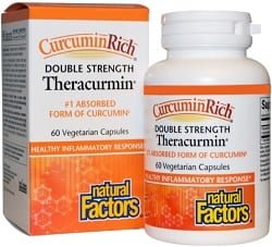 Natural Factors CurcuminRich Theracurmin Double Strength (60 Vegetarian Capsules)