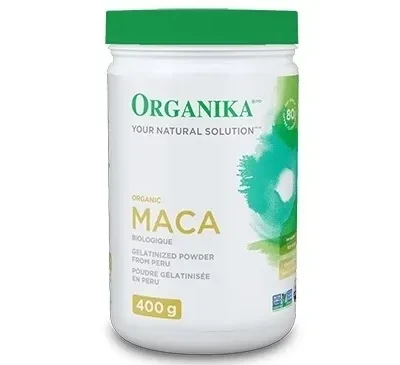 Organika Organic Maca Gelatinized 400g label