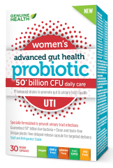 Advanced Gut Health Probiotic Women’s UTI 50 Billion CFUs 30 Cap