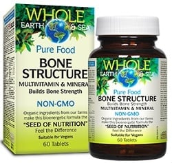 Bone Structure (60 Tablets) Whole Earth and Sea