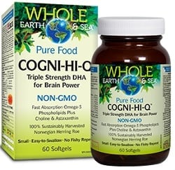 Cogni-Hi-Q 60 (60 soft gels) Whole Earth and Sea